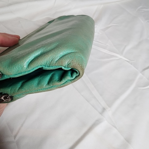 Hobo International Vintage Lauren Double Kiss Lock Clutch /Wallet - Picture 6 of 16